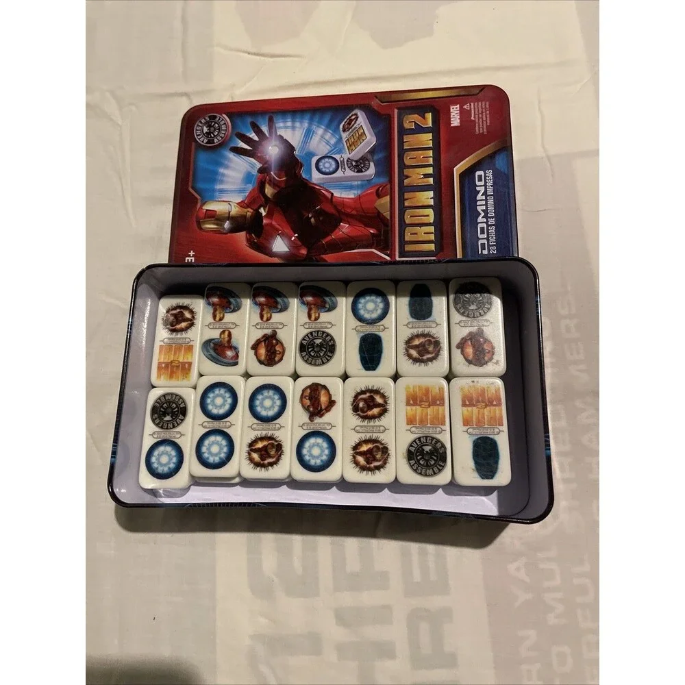 Marvel Iron Man 2 Battle Dominos (2009) in Tin Age 3+